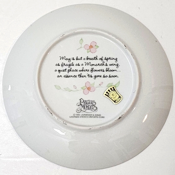 Precious Moments Months of the Year Plates - May - Picture 12 of 12